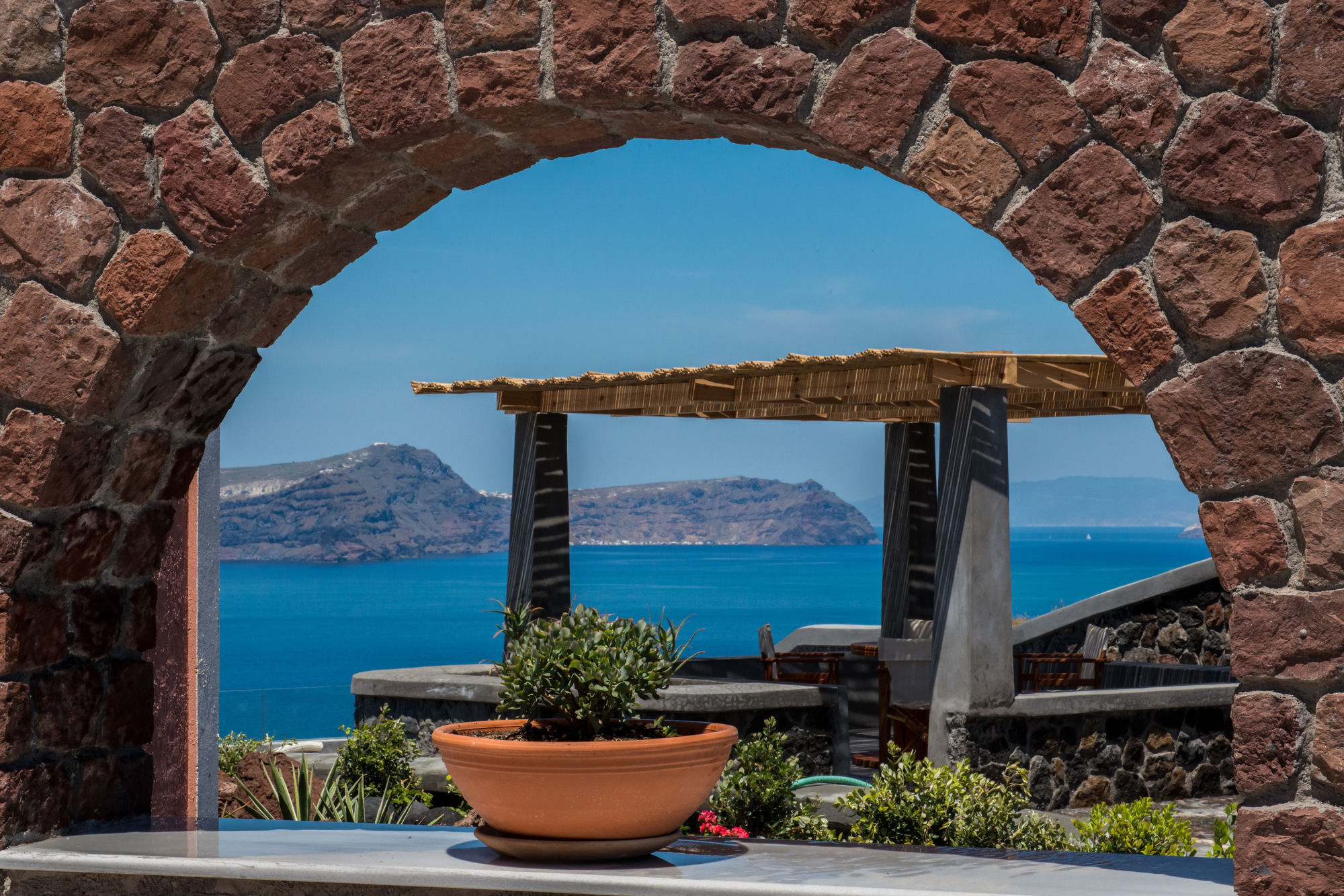 Our Villa Santorini Akrotiri  Luaran gambar