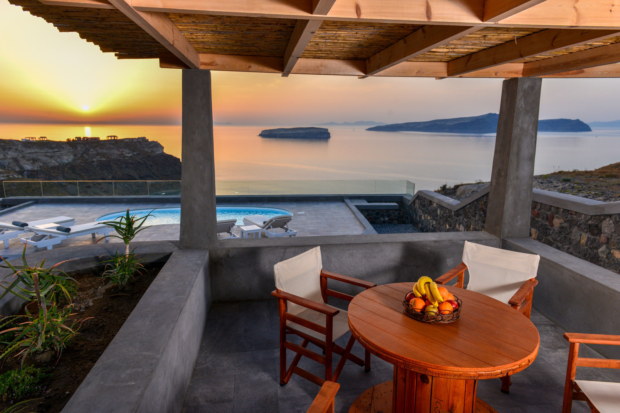 Our Villa Santorini Akrotiri  Luaran gambar